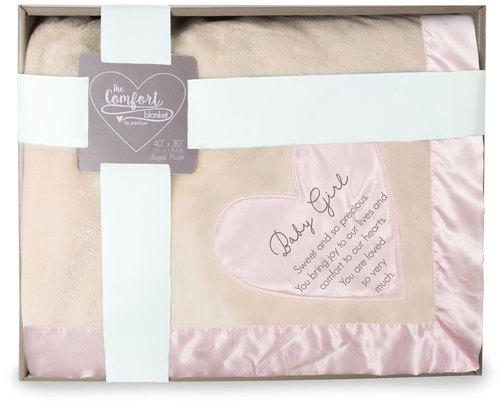 Baby Girl Royal Plush Baby Blanket Baby Blanket Comfort Blankets - GigglesGear.com