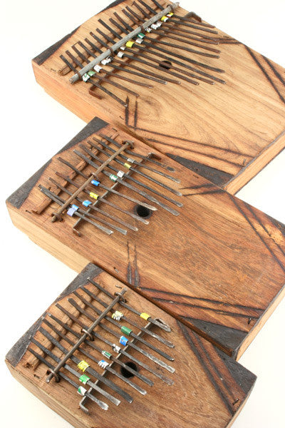 African Handmade Kenyan Wooden Kalimba Thumb Pianos Musical Instrument - Beloved Gift Shop