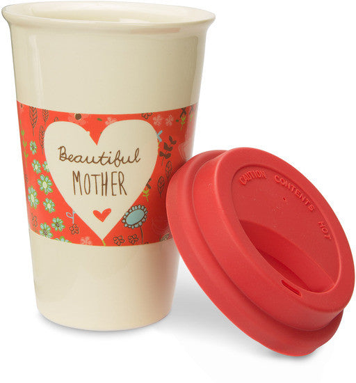 Beautiful Mother Ceramic Travel Mug Travel Mug - Beloved Gift Shop