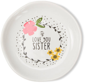 Love you Sister Keepsake Dish Keepsake Dish - Beloved Gift Shop