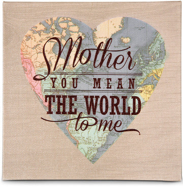 Mother you mean the World to me Globe