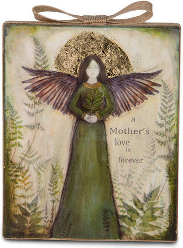 A Mother's love is forever Forest Angel Plaque Plaque - Beloved Gift Shop