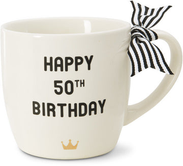 Happy 50th Birthday Coffee Tea Beverage Mug Mug - Beloved Gift Shop