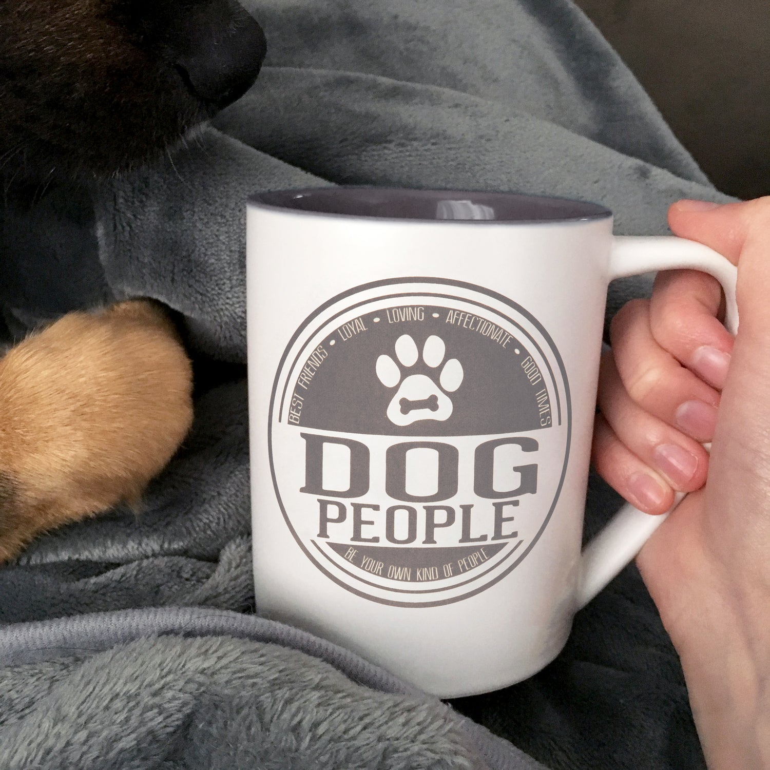 Dog People Best Friends Loyal Loving Affectionate Good Times Coffee Tea Beverage Mug Mug - Beloved Gift Shop