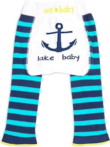 Blue and Aqua Lake Baby Leggings Baby Leggings We Baby - GigglesGear.com