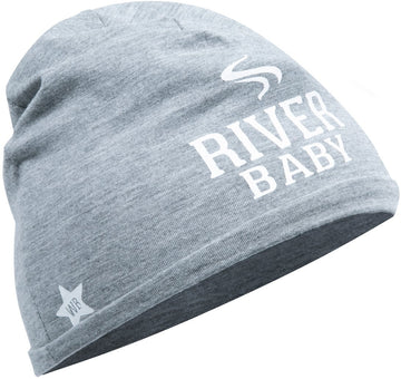River Baby Heather Gray Beanie Hat Baby Hat We Baby - GigglesGear.com