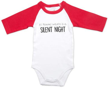 Red & White Silent Night Christmas
