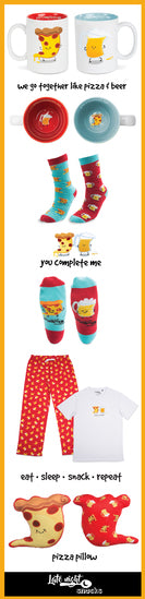 Beer and Pizza Unisex Casual Dress Socks Socks - Beloved Gift Shop