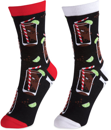 Rum & Cola Unisex Casual Dress Socks Socks - Beloved Gift Shop