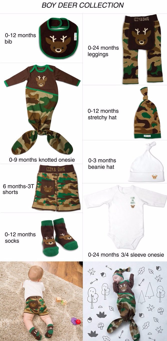 Brown & Green Camouflage Knotted Baby Hat Baby Hat Izzy & Owie - GigglesGear.com