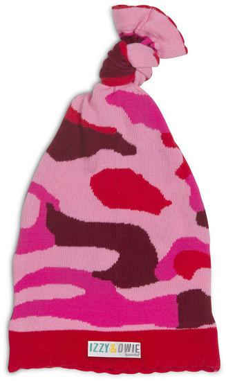 Pink Camouflage Knotted Baby Hat Baby Hat Izzy & Owie - GigglesGear.com