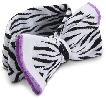 Purple Zebra Baby Headband 0-12 M Baby Headband Izzy & Owie - GigglesGear.com
