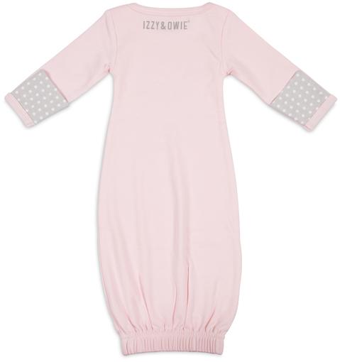 You make me so hoppy Baby Sleeping Gown w/Mitten Cuffs Baby Pajamas Izzy & Owie - GigglesGear.com