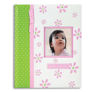 Pink Daisy Baby Record Book