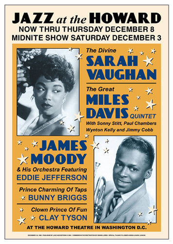 Sarah Vaughan & Miles Davis: Jazz at the Howard 1960 | Unknown