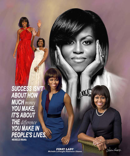 First Lady Michelle Obama | Wishum Gregory