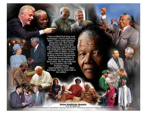 Nelson Mandela Wishum Gregory (Mini) Art Print Posters & Prints - Beloved Gift Shop