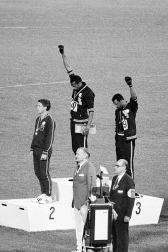 Black Power Olympic Medalists Mexico City 1968 | Unknown