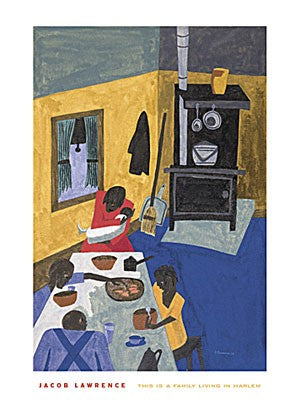 This is a Family Living in Harlem | Jacob Lawrence