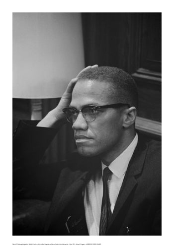 Malcolm X at MLK Press Conference Washington DC March 1964 | Marion S. Trikosko
