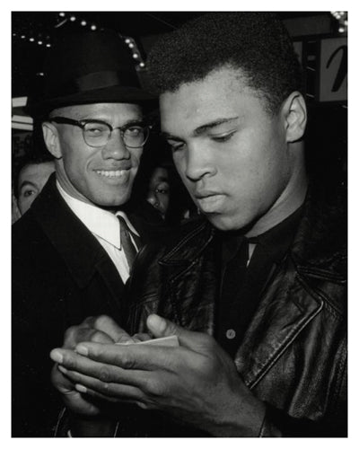 Muhammad Ali and Malcolm X NYC March 1 1964 | Unknown