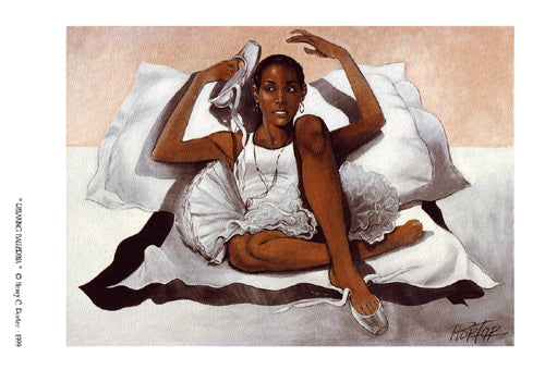 Relaxing Ballerina (mini) Henry C. Porter Art Print Posters & Prints - Beloved Gift Shop