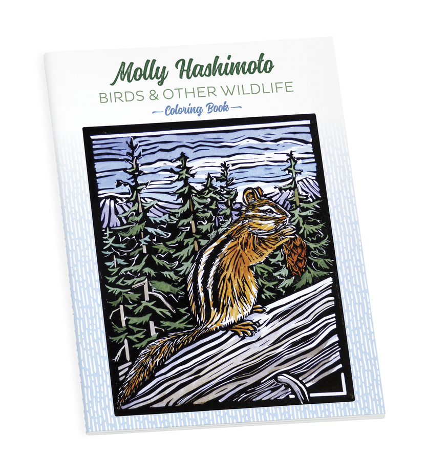 Molly Hashimoto: Birds & Other Wildlife Coloring Book