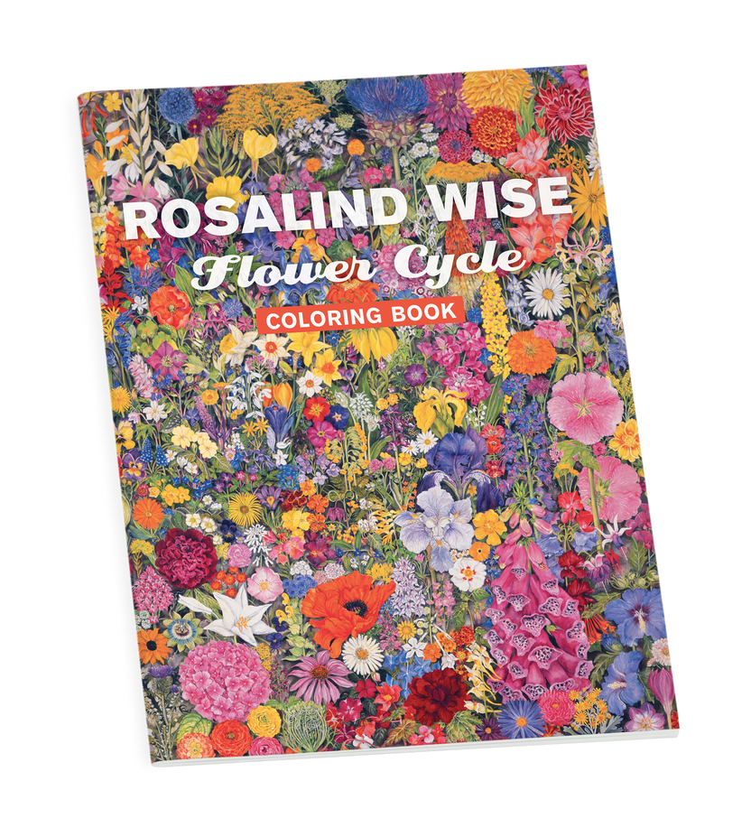 Flower Cycle Coloring Book