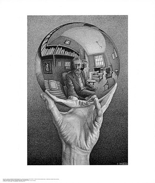 Hand with Globe | M.C. Escher